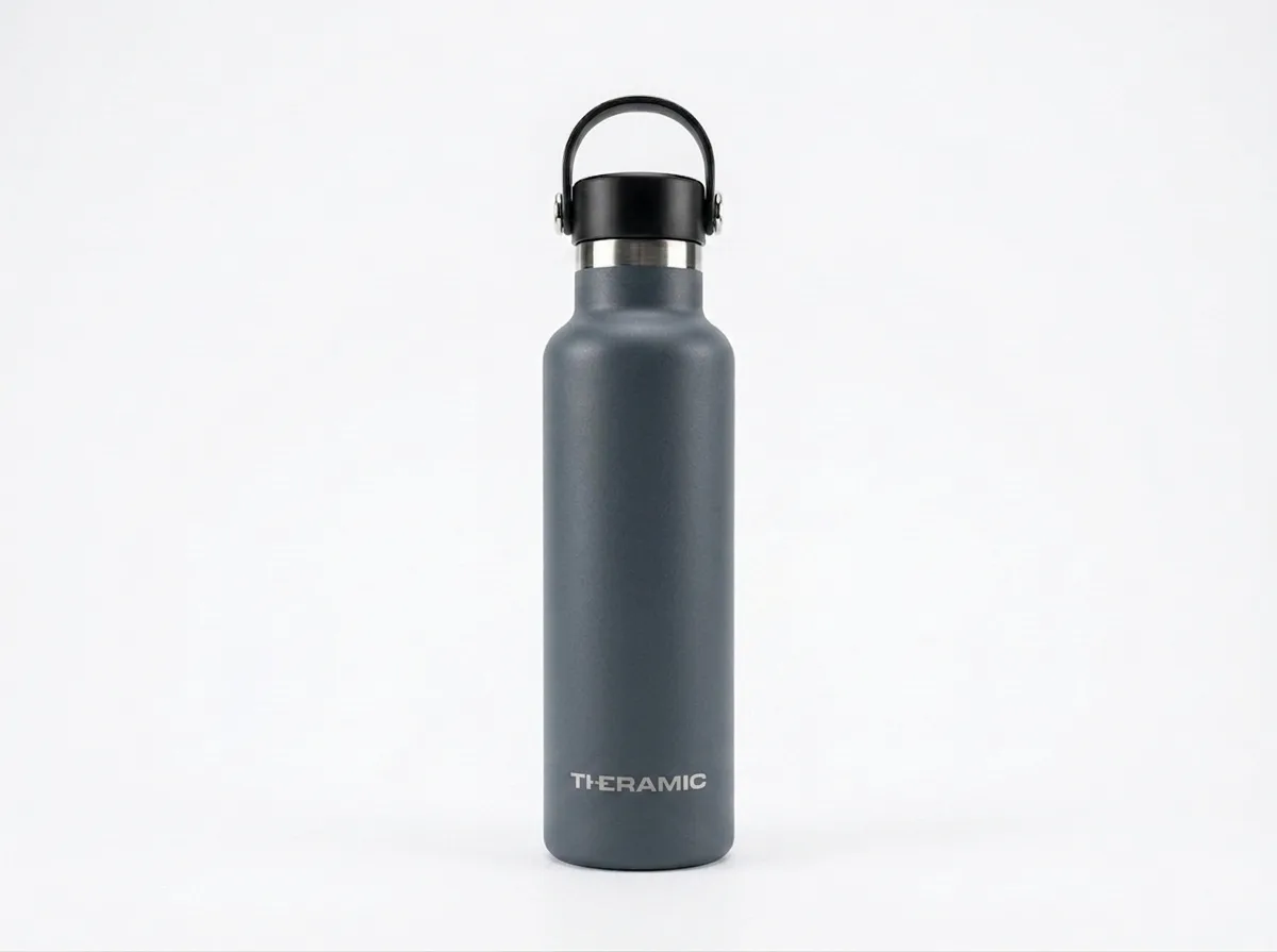 Botella térmica Theramic de 600 ml en acabado grafito