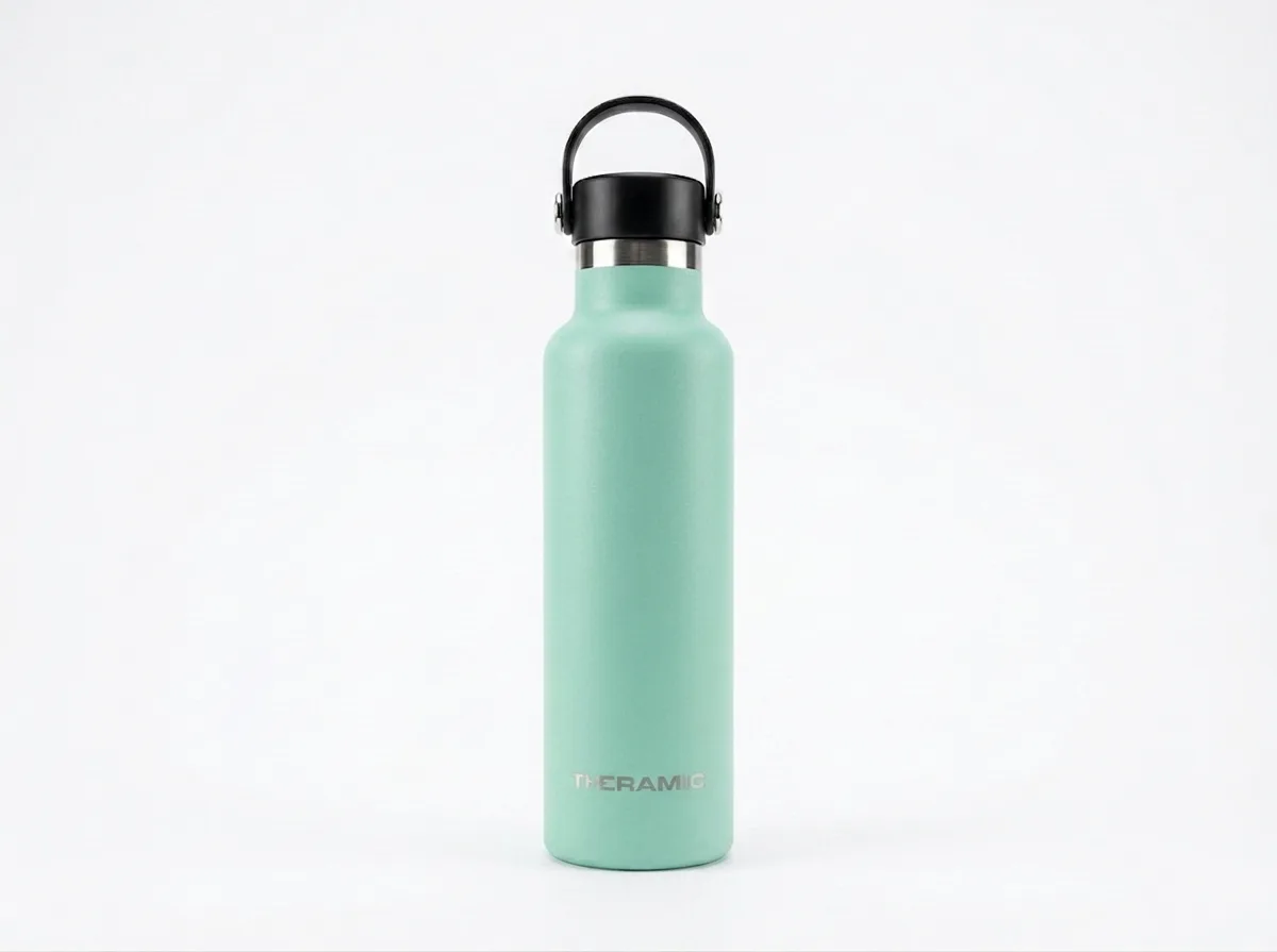 Botella térmica Theramic, acabado Menta