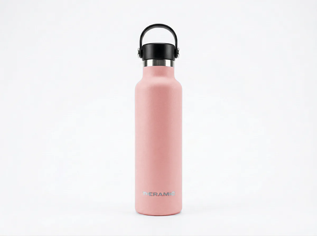 Botella térmica Theramic, acabado Rosa